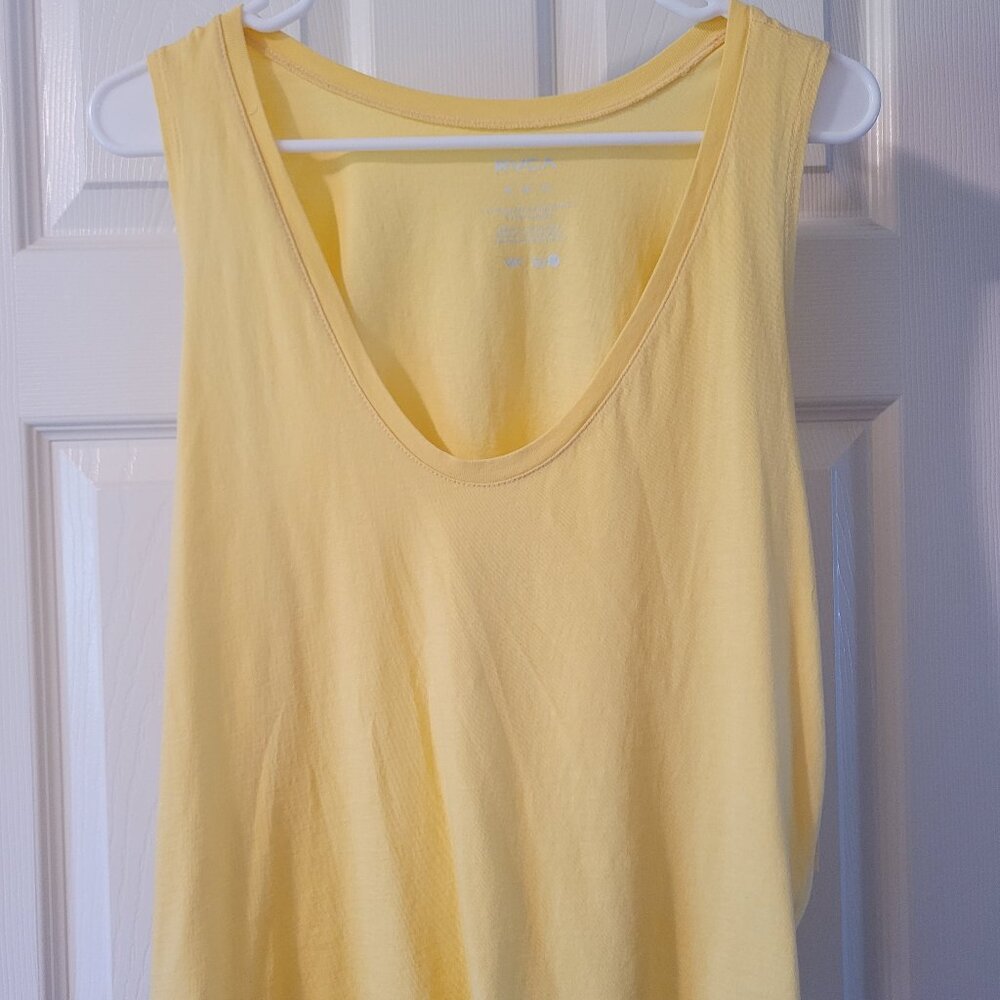 RVCA Yellow Tank Top